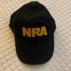 NRA Black and Gold baseball cap in very good preowned condition.